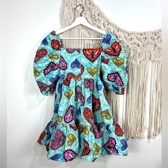 Womens Autumn Adeigbo ruffled blouse size 2 multicolored - Picture 2 of 4